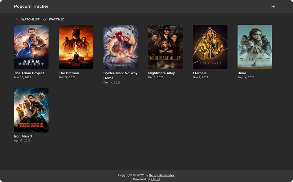 Popcorn Tracker feature image