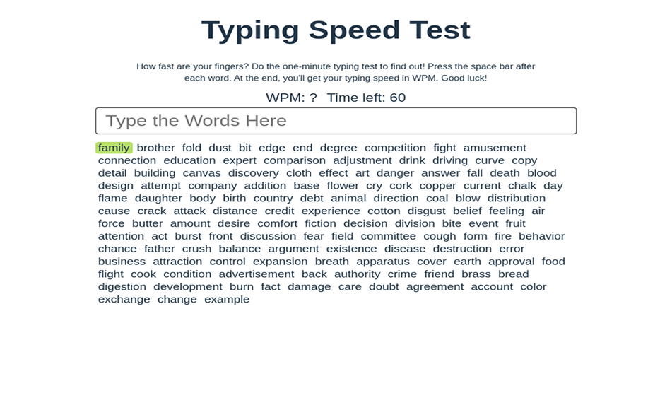 typing test game feature image